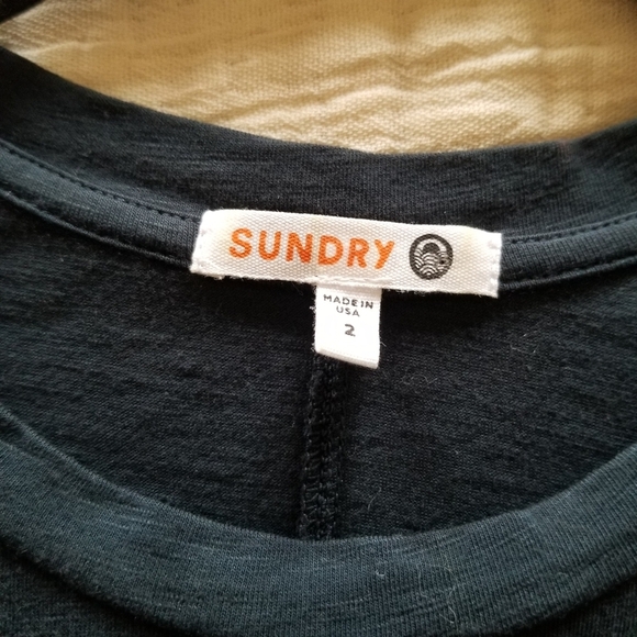 Sundry | Short Sleeve Maxi w/ Slits - Picture 5 of 8